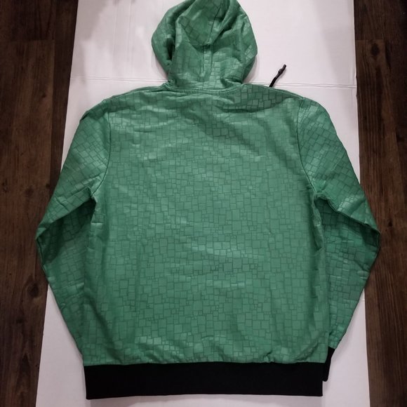 Eleven Paris Coated Hoodie - Fir Green - Picture 4 of 9